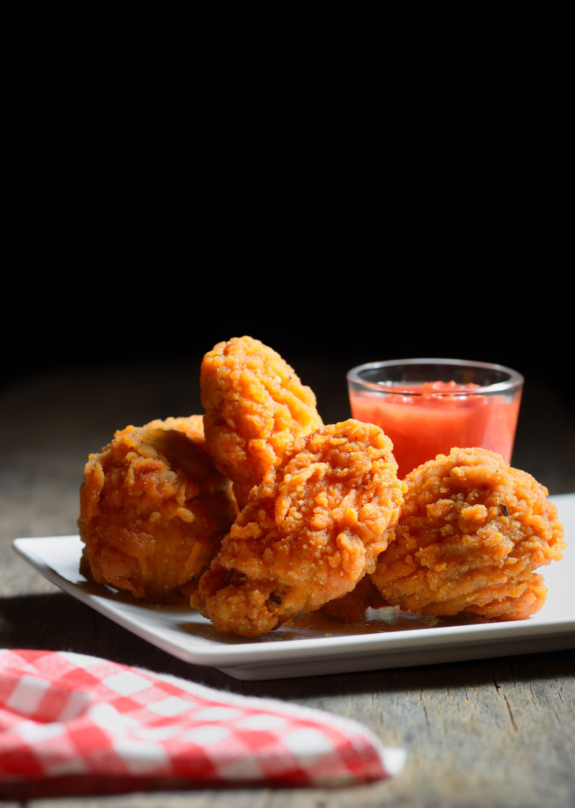 Bouchées panées de cuisse de poulet gastronome professionnels