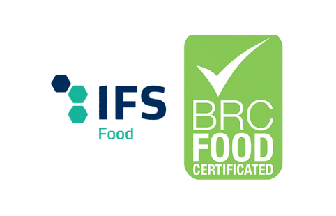 logo IFS Food BRC Food Certifcated gastronome professionnels