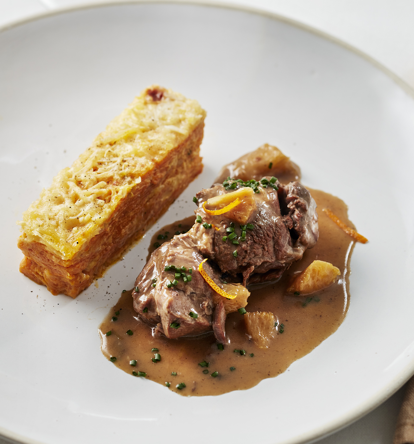 Sauté de canard à l'orange par le fournisseur de volaille Gastronome