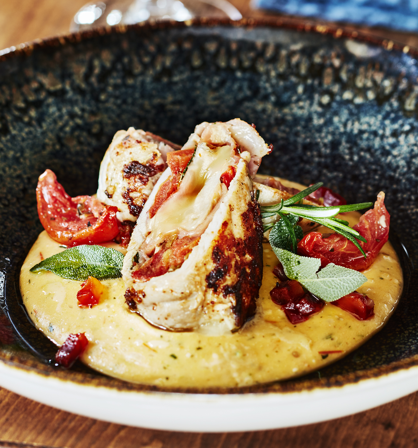 Saltimboca de dinde et polenta de Gastronome Professionnels
