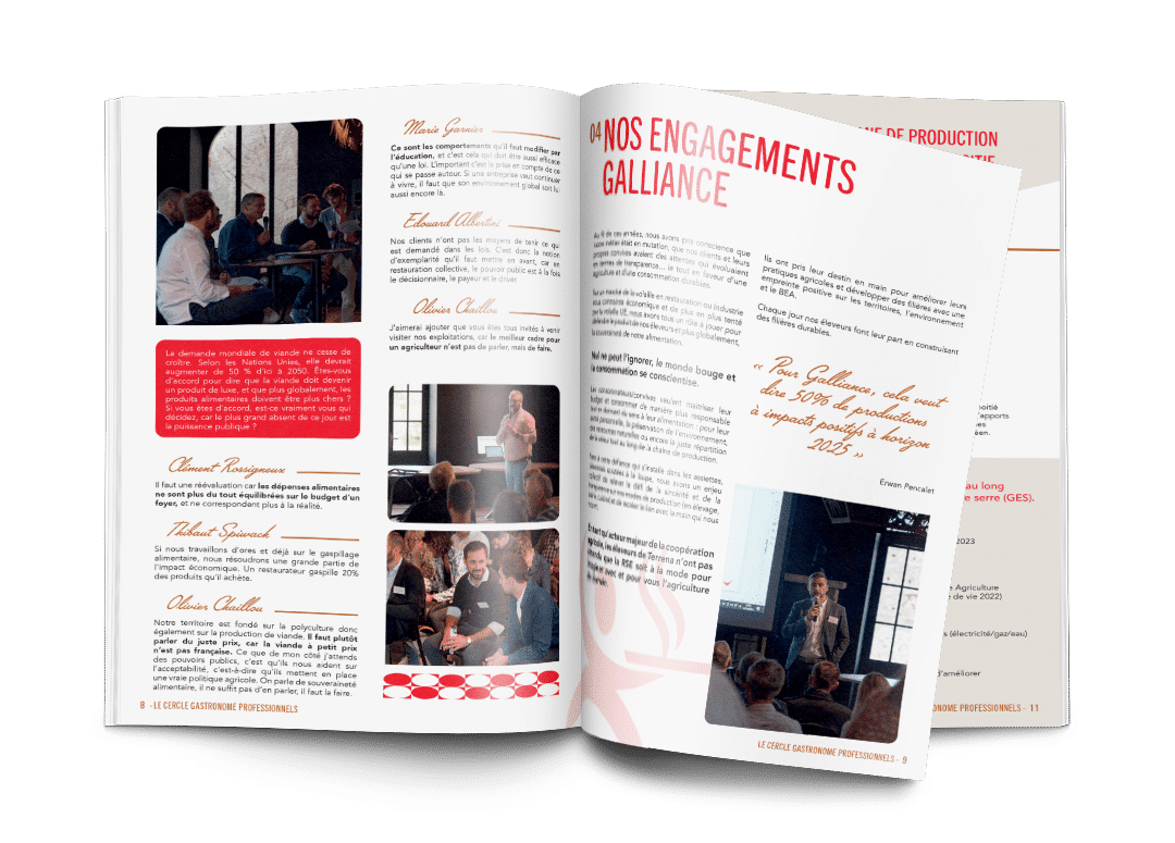 mockup livre blanc gastronome professionnels