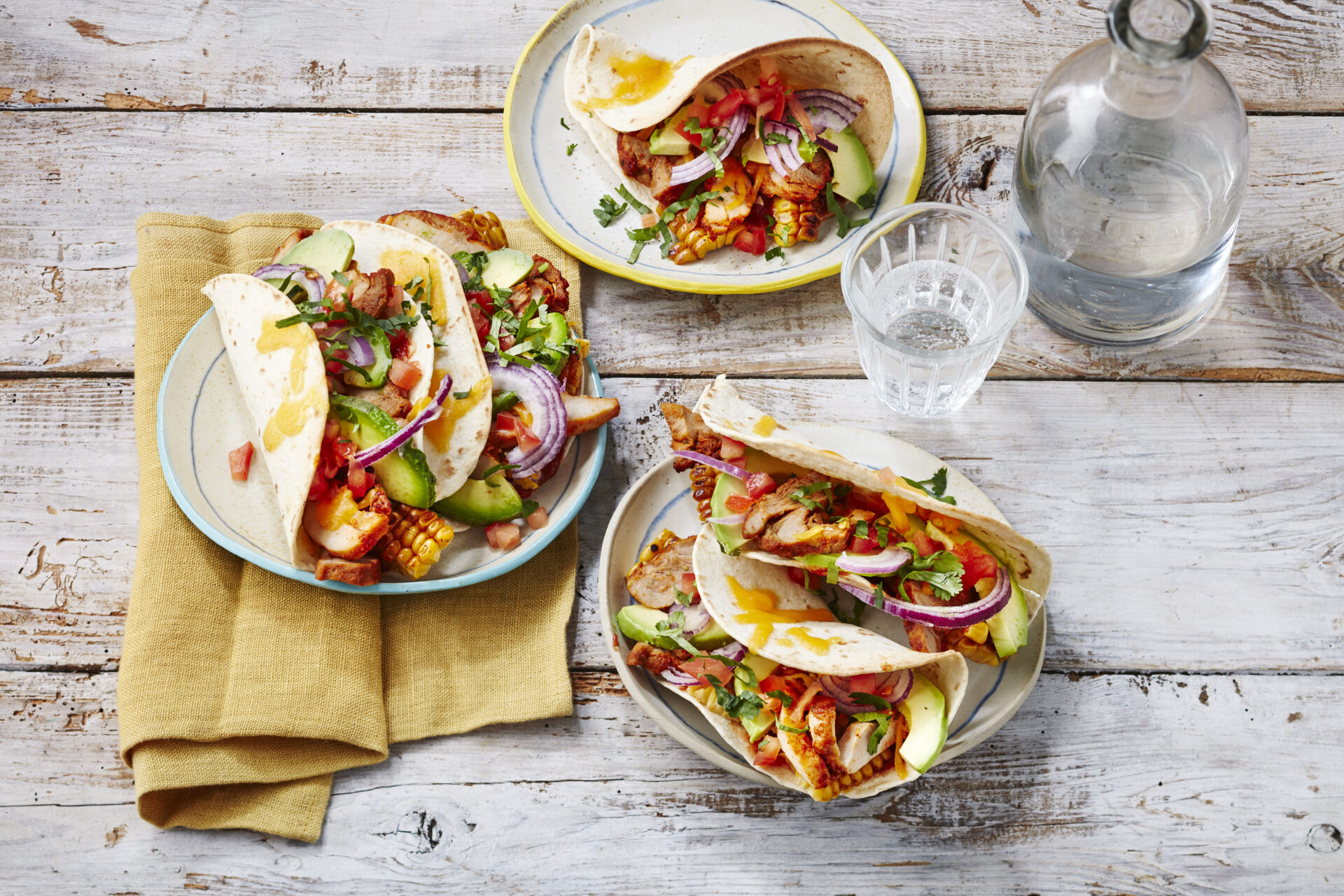 Tacos Tex Mex avec émincés Tex Mex Gastronome Professionnels
